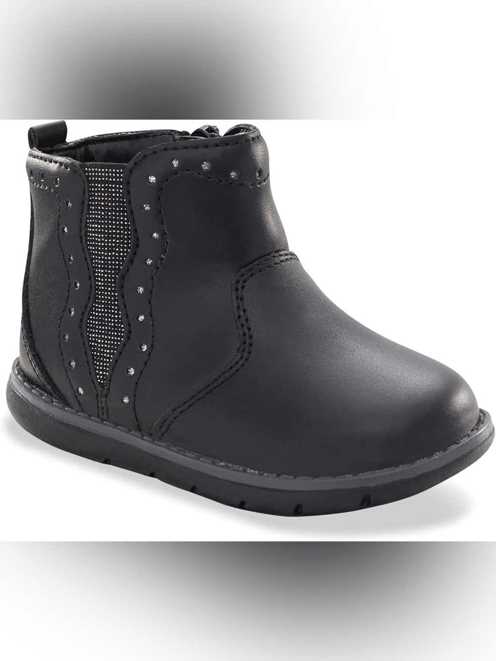 Stride Ride Black Girls' Ankle Boot